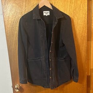 Velvet Heart Black Denim Shirt Jacket